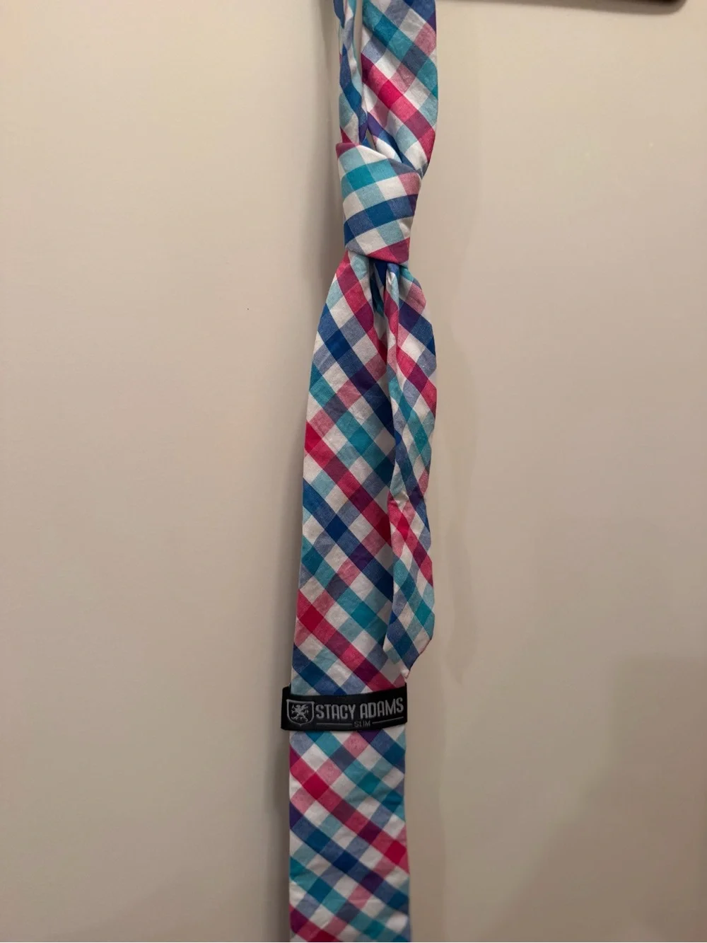 NWT Mens Stacy Adams Colorful Checkered Tie